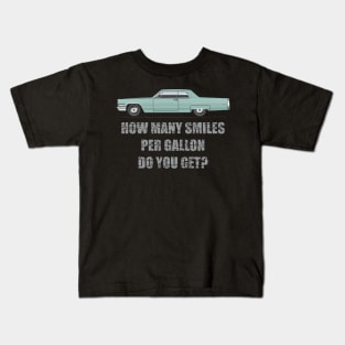 Smiles per gallon Kids T-Shirt